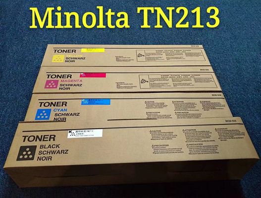 Konica Bizhub C253 ADC208 256 358 सीई के लिए मिनोल्टा टोनर कारतूस आईएसओ स्वीकृत उच्च उपज 18 महीने की गारंटी तेजी से वितरण